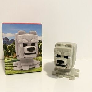 McDonald’s Minecraft Happy Meal Toy Dennis Dog Steve’s Pet Wolf 2025 In Box